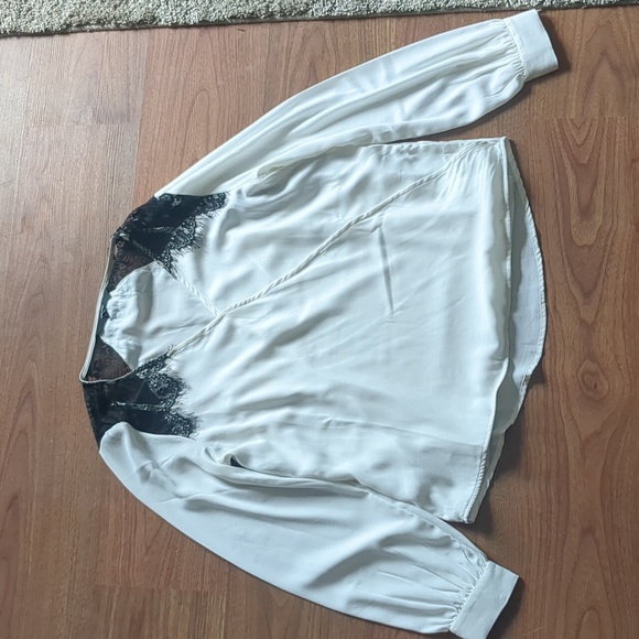 Vero Moda / wrap chiffon long sleeve and tank / M - Picture 4 of 12